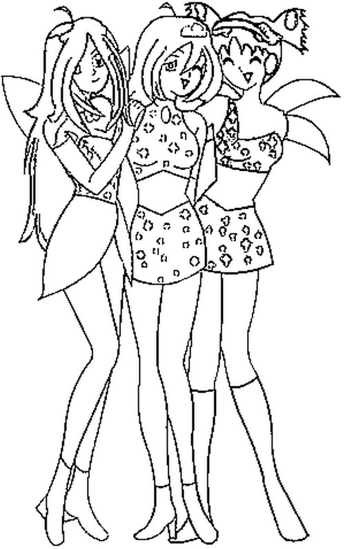 Coloring page Winx