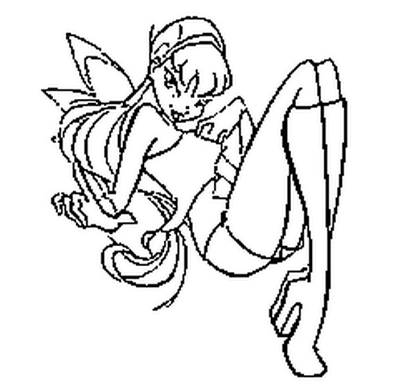 Desenho para colorir Winx Club