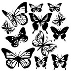 Kleurplaat Vlinders