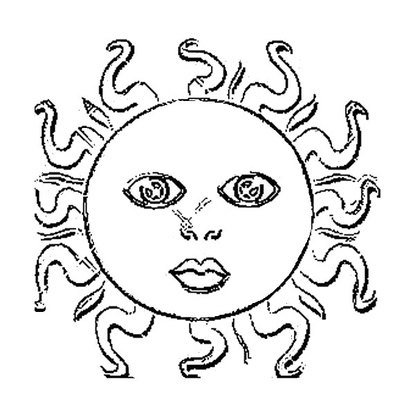 Dibujos Para Colorear Estrellas Sol Luna Morning Kids
