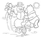 Coloring page Winter