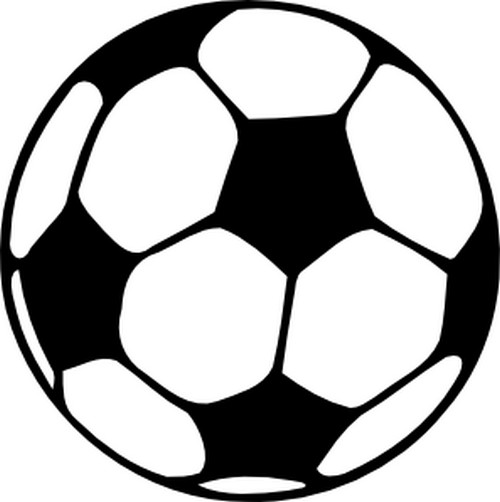 Kleurplaat Voetbal