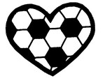 Malebøger Fodbold - Heart
