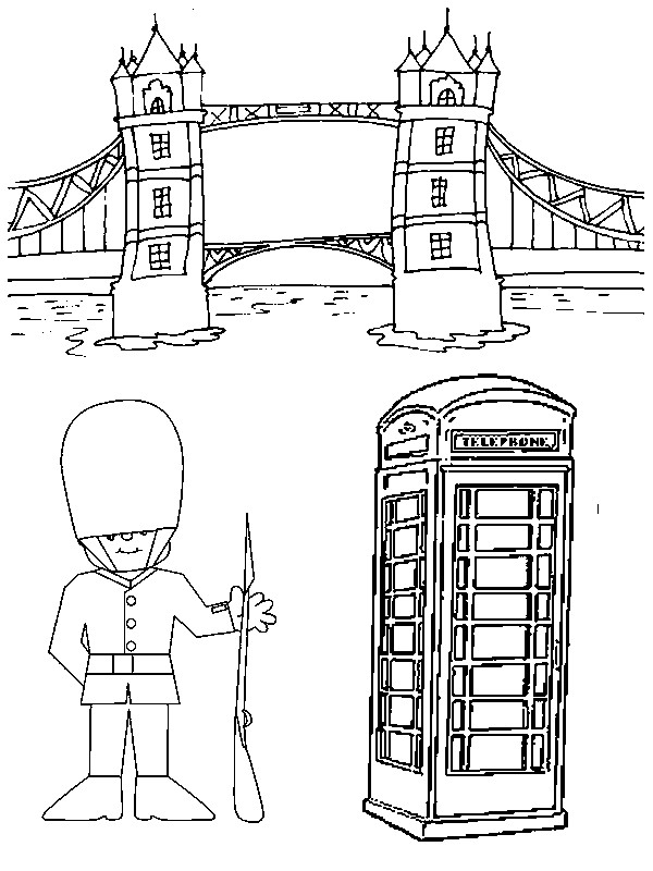 Dibujo para colorear Inglaterra