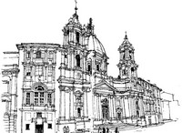 Desenho para colorir Itália - Roma