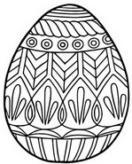 Tulostakaa värityskuvia Suuri Easter Egg