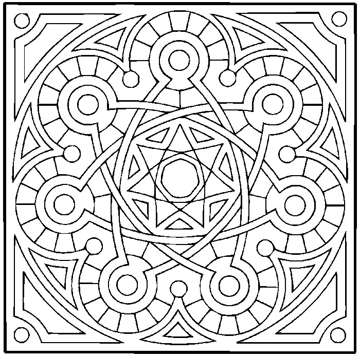 Malvorlagen Mandalas