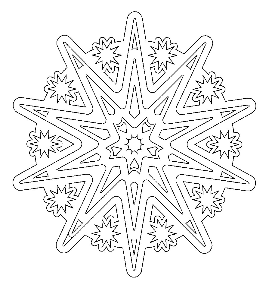 Desenho para colorir Mandalas