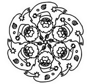 Disegni Di Natale Mandala.Disegni Da Colorare Mandala Per Natale Morning Kids