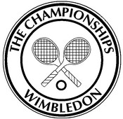 Coloring page Logo Wimbledon
