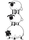 Coloring page Shaun the sheep