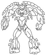 Dibujo para colorear Gormiti