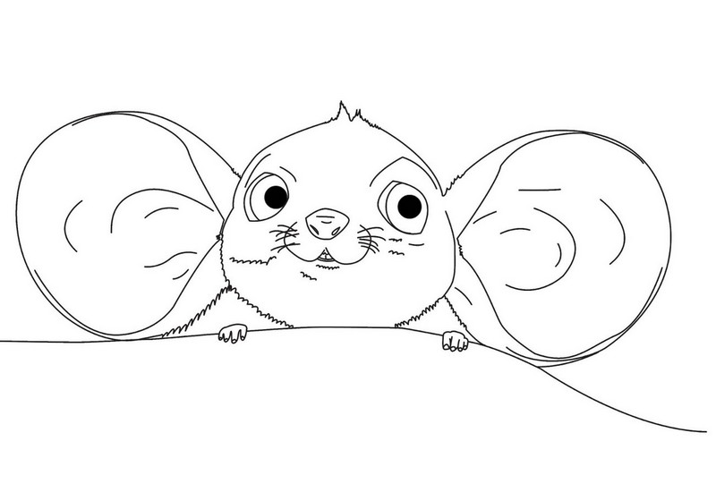 Coloring page The Tale of Despereaux