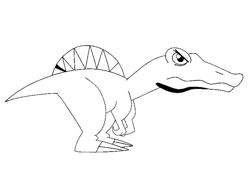 Dinosour King - Free Coloring Pages