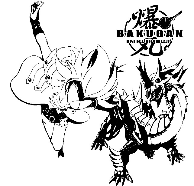 Coloring page Bakugan