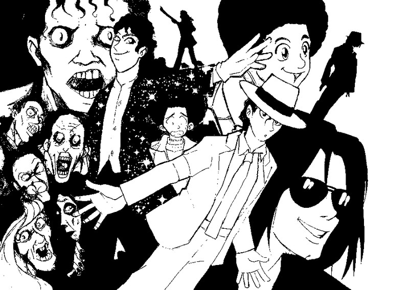 michael jackson thriller coloring pages - photo #3