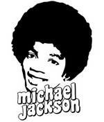 Kleurplaat Michael Jackson