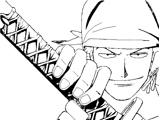 Desenho para colorir One Piece