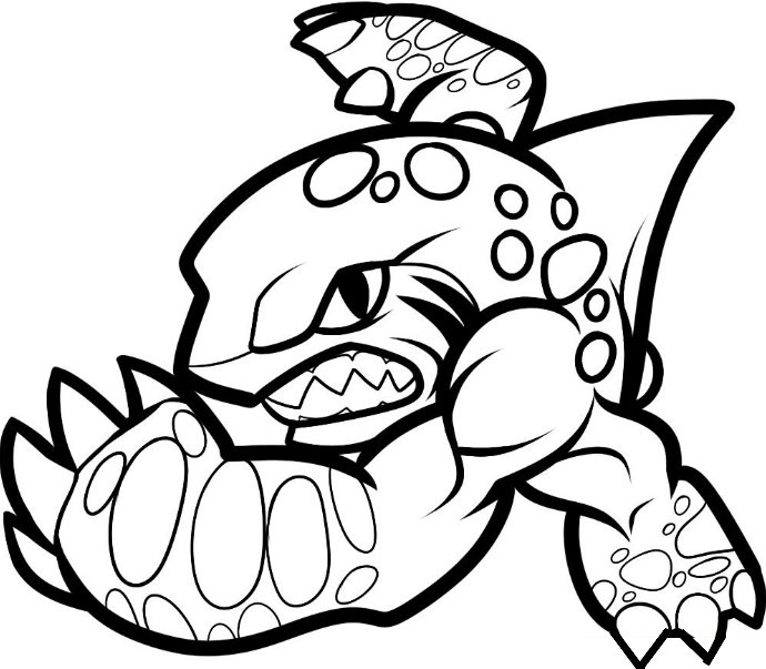 Coloring page Terrafin