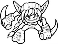 Coloring page Stealth Elf