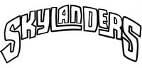 Kleurplaat Logo Skylanders