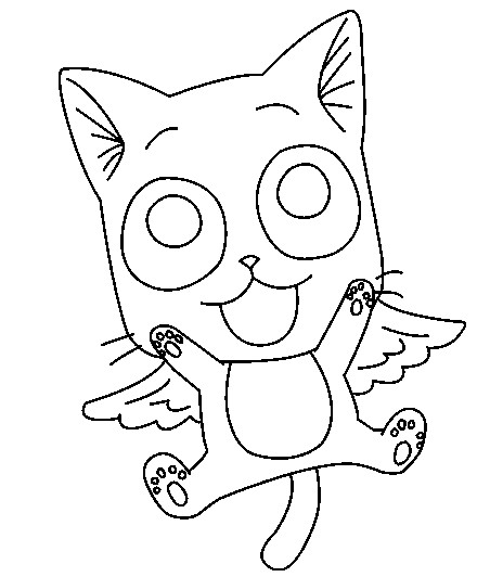 Desenho para colorir Fairy Tail