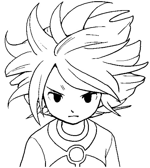 Desenho para colorir Inazuma Eleven