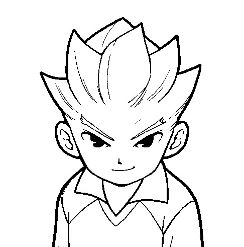 Dibujo para colorear Inazuma Eleven