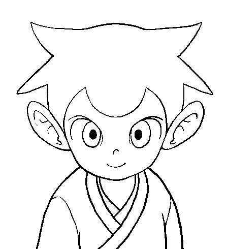 Desenho para colorir Inazuma Eleven