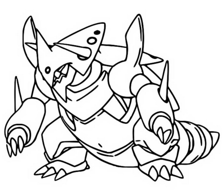 pokemon aggron coloring pages - photo #5