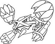 Dibujo para colorear Mega Metagross 376