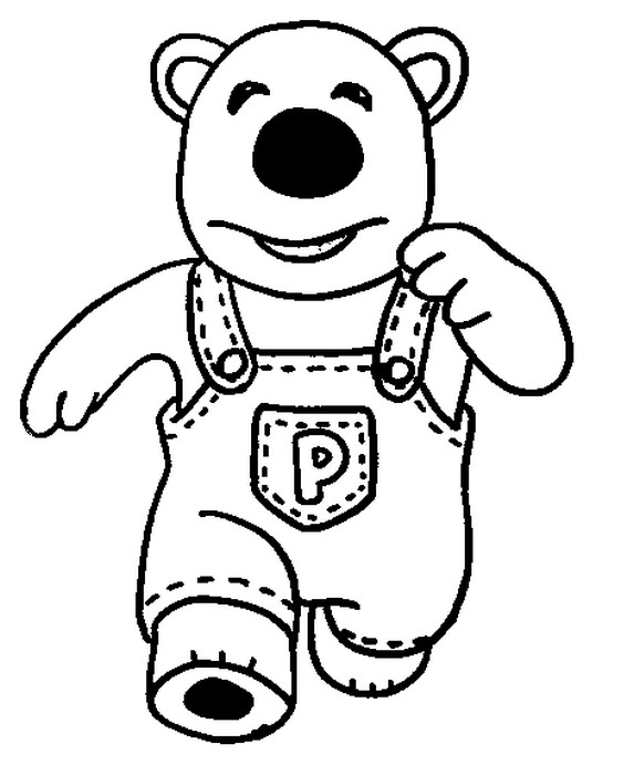 Coloring page Poby
