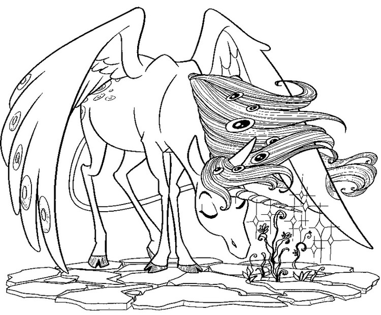 Coloring Page Mia And Me Onchao 8