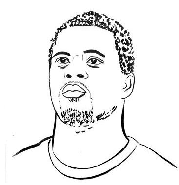 Coloring page Patrice Evra