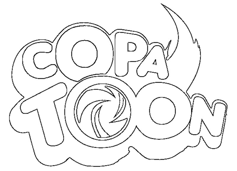 Desenho para colorir Copa Toon