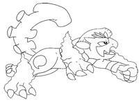 Kleurplaat Pokémon alternatieve vorm 645 Landorus