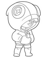 Online coloring page Leon