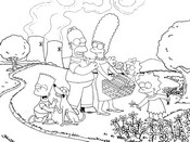 Pintar en linea Simpsons