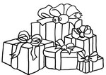 Online coloring page Christmas
