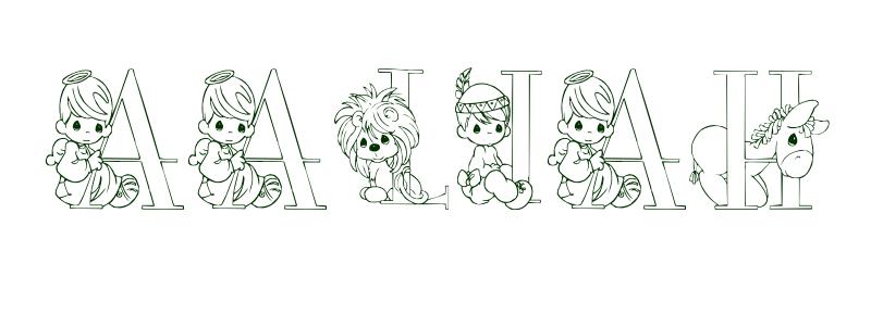 Coloring-Page-First-Name Aaliah