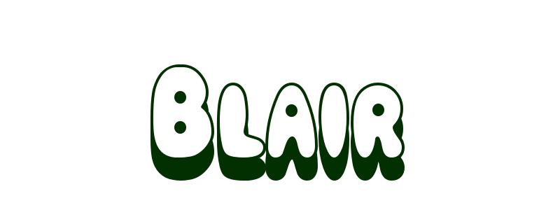 Coloring-Page-First-Name Blair