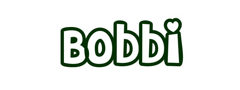 Coloring-Page-First-Name Bobbi