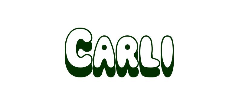 Coloring-Page-First-Name Carli