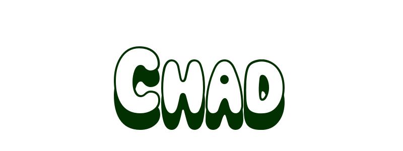 Coloring-Page-First-Name Chad