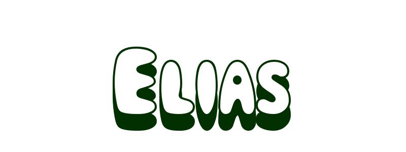 Coloring-Page-First-Name Elias