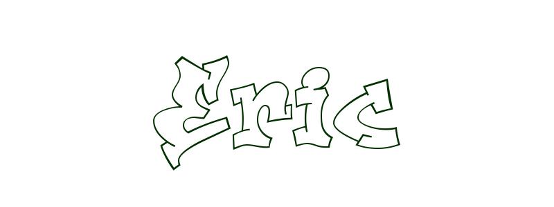 Coloring-Page-First-Name Eric