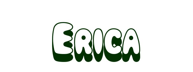 Coloring-Page-First-Name Erica