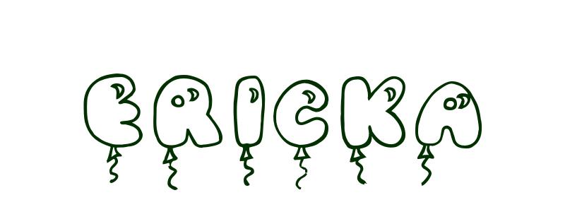 Coloring-Page-First-Name Ericka