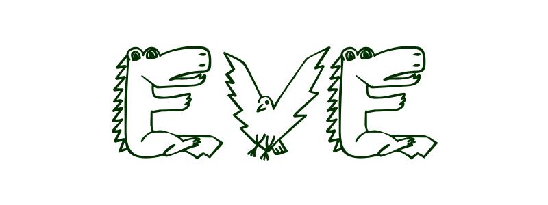 Coloring-Page-First-Name Eve