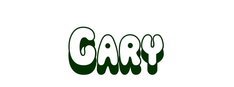 Coloring-Page-First-Name Gary